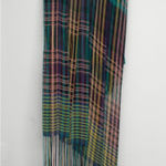 Crystal Gregory, Portrait of Plaid (green)