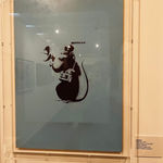 Banksy, "Refugee Rat / Saint Rat "- Paris" (not for sale), 2018