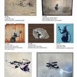 Banksy, "Refugee Rat / Saint Rat "- Paris" (not for sale), 2018