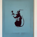 Banksy, "Refugee Rat / Saint Rat "- Paris" (not for sale), 2018