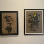 Banksy, "Refugee Rat / Saint Rat "- Paris" (not for sale), 2018