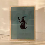 Banksy, "Refugee Rat / Saint Rat "- Paris" (not for sale), 2018