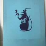 Banksy, "Refugee Rat / Saint Rat "- Paris" (not for sale), 2018