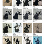 Banksy, "Refugee Rat / Saint Rat "- Paris" (not for sale), 2018