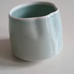 Chris Keenan, Tenmoku 'Cloud' Dishes with Red Dots, 2025