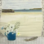 Stephanie Axtell, White Pansies, St Ives, 2026