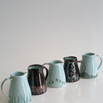 Chris Keenan, Trio of Red & Tenmoku Rocking Bowls, 2025