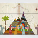 Ed Templeton, Deanna and Other People Interacting with Paintings, 2010