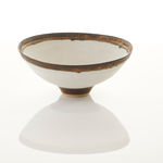 Jennifer Lee, Olive, three haloed umber rings, 2011