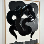 Ted Collier, Pointillism Series 6, Ultra Blue & White, 2019