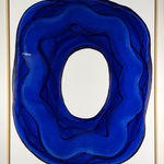 Ted Collier, Pointillism Series 6, Ultra Blue & White, 2019