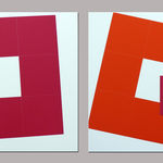 Claude VIALLAT, Filet , 2012