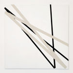 Vera MOLNAR, 2 bandes pliées, 2 couleurs, 2020