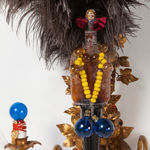 Rina Banerjee, In a Wild Universe she is Krishna not sisters but all that can in future change., 2023