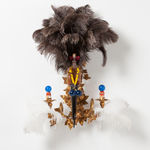 Rina Banerjee, In a Wild Universe she is Krishna not sisters but all that can in future change., 2023