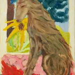 Chica Seal, Holding her Nipple on a Walk