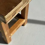 Reclaimed wooden bench