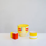 Julian Stair, Two Cups on a Grey Ground, 2021