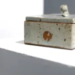 Bernard Leach, Stoneware Lidded Box with Snail