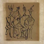 Amelia Peláez / Marta Arjona, Ceramic tiles based on an Amelia Peláez' tempera on paper, 1999