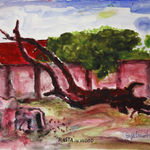 Carl Abrahams, Large Moses, 1980's