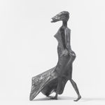 Merete Rasmussen, Fluent Yellow (Wall), 2020