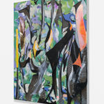 Paula Crown, Untitled (Aspen Map, Purple, Green), 2019