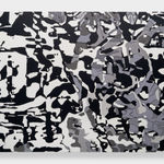 Paula Crown, Untitled (Aspen Map, Purple, Green), 2019