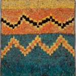 Nazca Culture, Abstract Feather Panel (related examples in the Albers' Foundation), Circa. 500AD