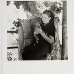 Dora Maar, Inès Sassier in an Olive Tree Trunk Armchair - Hôtel Vaste Horizon Mougins (Inès Sassier dans un Fauteuil...