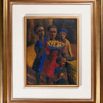 Gerard Sekoto, The Casamance Dancers and the River Seine, 1975