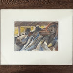 Gerard Sekoto, The Casamance Dancers and the River Seine, 1975