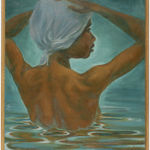 Edward Loper, Still Life with a Vase of Flowers, 1950, c.