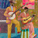 Derek Fordjour, Mayhew's Melody: Duet, 2023