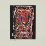 David Driskell, African Mask III, 2007