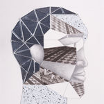 Derrick Adams, Head Study (Figure Plate No. 5) (Head Study), 2011