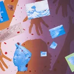 Howardena Pindell, Video Drawings: Baseball, 1976