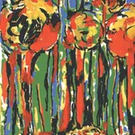 David Driskell, African Mask III, 2007