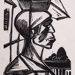 Ralph Chessé, Woman in Doorway, 1928