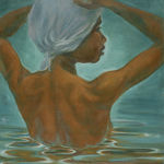 Edward Loper, Still Life with a Vase of Flowers, 1950, c.