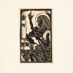 Chris Ofili, Untitled (Orange Dress), 1999