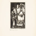 Chris Ofili, Untitled (Orange Dress), 1999