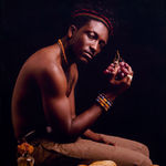 Awol Erizku, Boy Holding Grapes, 2012