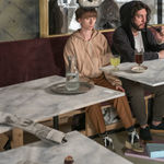 Adad Hannah, Reversing - Woman Sitting on the Stairs, 2010