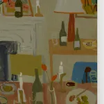 Sophie Treppendahl, Dinner With Birds and Candles, Gray, 2026