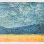 Sky Glabush, Orange Tree at Sundown (Study), 2024