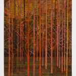 Sky Glabush, Purple Flowers (Study), 2024