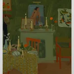 Sophie Treppendahl, Striped Dinner Jacket With Candles, 2026