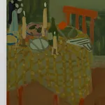 Sophie Treppendahl, Striped Dinner Jacket With Candles, 2026