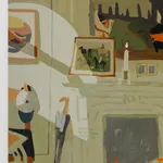 Sophie Treppendahl, Breakfast With Vuillard and Candles, Gray, 2026